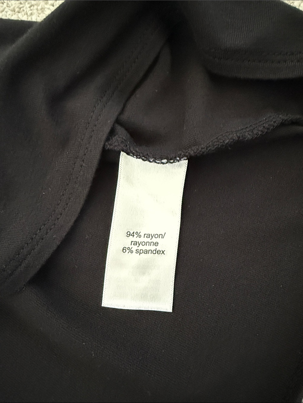 Little Black Tank Dress with Wrap Skirt - Picture 8 of 9